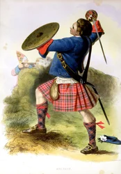 Gillies MacBean bei Culloden im Jahr 1746